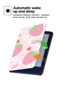 草莓款式可用於 Kindle ,具可帶式自動喚醒/休眠功能 - 彩色 - 查看 3