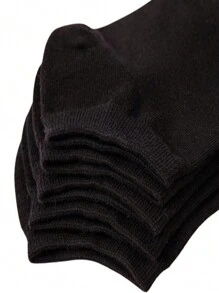 Kit 12 Pares Meias Masculina Soquete Cano Curto Preto 38 Ao 45Envio Expresso o Qualidade Preta