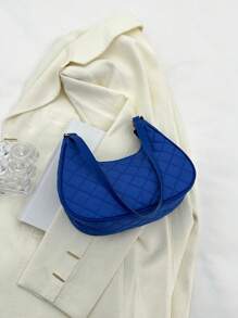 New Arrivals Baguette Shoulder Handbag For Women, Stylish And Fashionable - Royal Blue - View 4