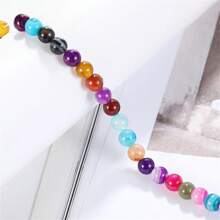 Natural Stone Beads With Hole (4mm/6mm/8mm/10mm/12mm) For Jewelry Making Diy Bracelet, Necklace, Keychain, Phone Pendant, Decoration - Multicolor - View 137