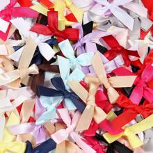 50pcs/Pack Handmade Polyester Ribbon Mini Bow Knot, Valentine'S Day Gift Wrapping & Diy Clothing & Candy Box Accessories,Suitable For Rustic Wedding Invitations, Bows, Garlands, DIY Crafts, Christmas Decorations, DIY Home Decor, Wedding Parties And Gift Wrapping - Hand Tied Bow - View 8