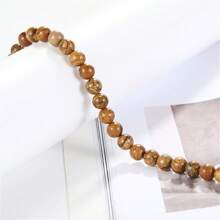 Natural Stone Beads With Hole (4mm/6mm/8mm/10mm/12mm) For Jewelry Making Diy Bracelet, Necklace, Keychain, Phone Pendant, Decoration - Multicolor - View 12