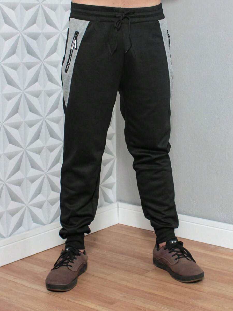 Men Sweatpants - màu đen - Xem 1