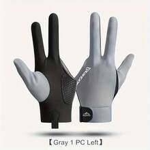 1 Piece Professional Snooker Glove For Left Or Right Hand, High-Elastic Light And Breathable Anti-Slip Silicone Gloves - Grey - View 6