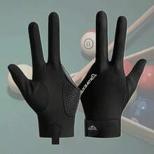 1 Piece Professional Snooker Glove For Left Or Right Hand, High-Elastic Light And Breathable Anti-Slip Silicone Gloves - Grey - View 3