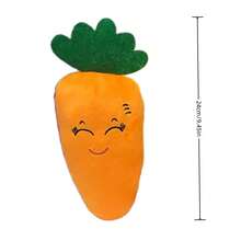 2入組隨機款式蔬菜毛絨玩具,適合作為生日禮物,聖誕節、復活節、情人節、派對禮物 - 彩色 - 查看 7