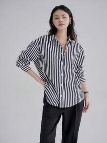 Women Blouses - 黑色 - 查看 5