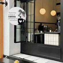 1pc Good Days Start With Coffee Wall Sign - Perfect Coffee Bar Decor For Kitchen, Home, Office, Cafe, And Coffee Station - Ideal Housewarming Gift - White - View 5