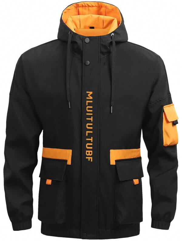 Alpha Camp Men's Spring & Autumn New Fashionable Casual Loose Functional Windproof And Waterproof Sports Jacket