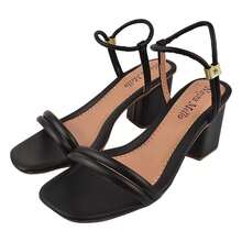 Women Heeled Sandals - Màu be - Xem 2