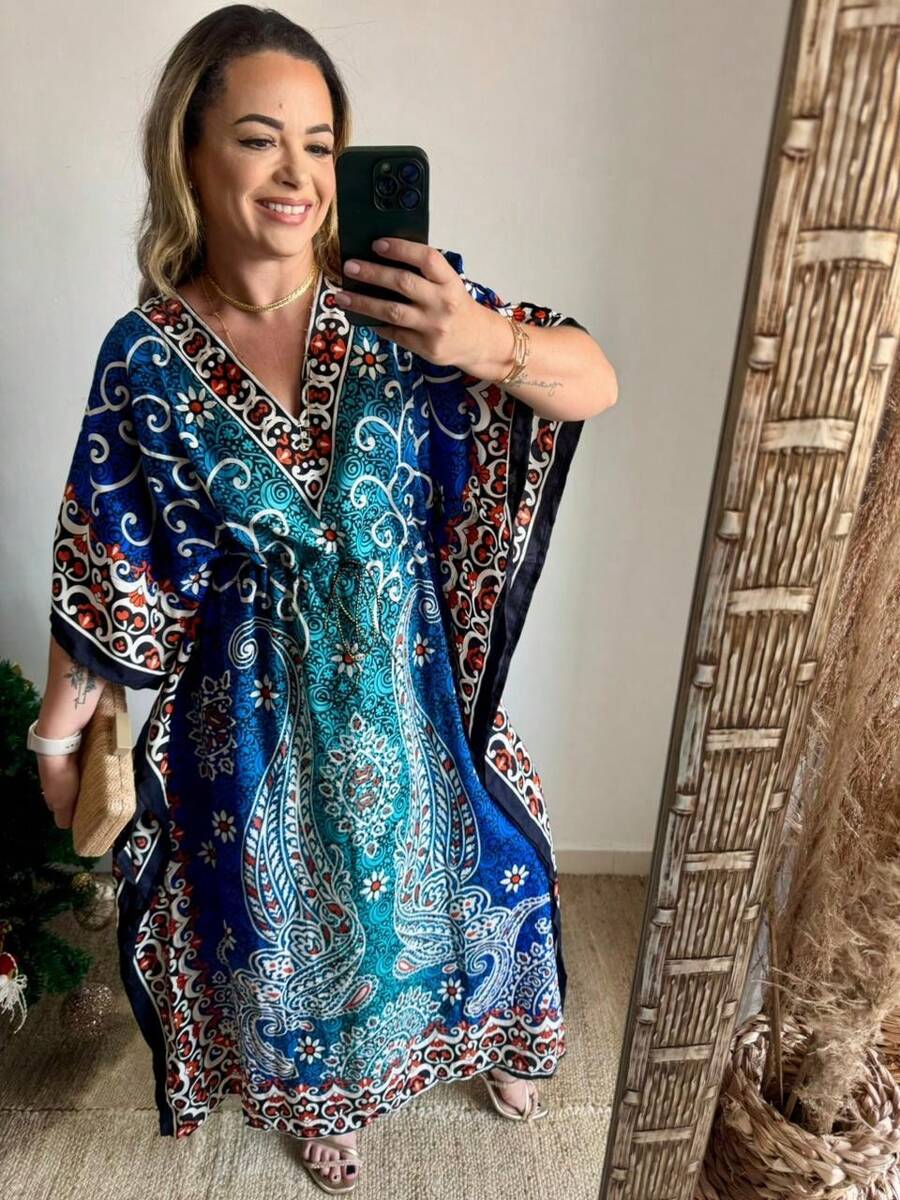 Women Dresses - Màu xanh lam - Xem 1