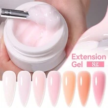 XEIJAYI 6pcs Nail Extension Gel Non-stick Hand Phototherapy Quick Building Gel Soak Off UV Led Nail Gel For Home Salon Use - MultiWarna - View 2