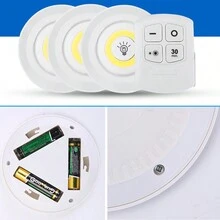 無線遙控拍攝燈1個遙控器+3個燈(吸盤固定-不含電池) - 黃光 - 查看 8