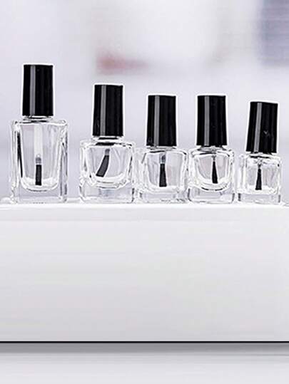 1PC 4ml5ml6ml10ml15ml Sub-Packed Bottle Bottle With Brush Glass Empty Blending Bottle Nail Gel Container Touch-Up ContainerTravel Essentials ,Travel Organizer For Beach ,Summer Vacation Back To School School Supplies Holiday Camping Holiday Essentials Accessories Mini Perfume For Women Perfume For Men Perfume