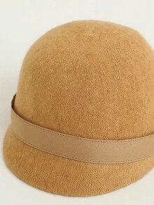 New Arrival Unisex Knitted Vintage Baseball Cap, Suitable For Daily Use In Autumn And Winter - Yellow - View 5