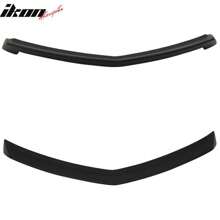 Trunk Spoiler Fits For 2016-2019 Cadillac ATS-V, V Style Unpainted Black ABS Plastic Rear Spoiler Deck Wing - Black - View 4