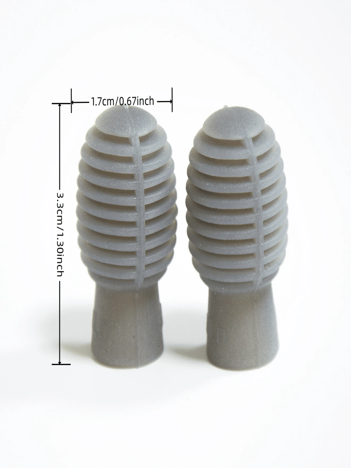 1 Pair Drumsticks Quiet Practice Tips AntiNoise Protector For Snare