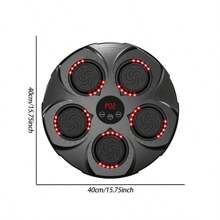 Máquina De Boxeo Con Música Inteligente, Color Negro - Negro - Ver 8