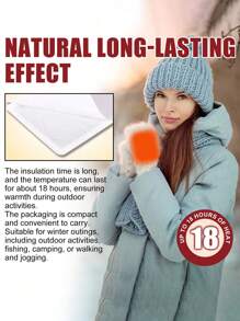 20/10/2入組一次性自發熱手、身體、腳部暖器,防寒貼自粘暖腹貼保暖貼 - 白色 - 查看 7