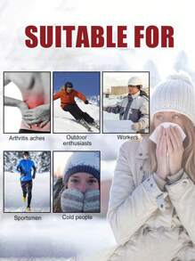 20/10/2入組一次性自發熱手、身體、腳部暖器,防寒貼自粘暖腹貼保暖貼 - 白色 - 查看 4