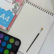 Watercolor Painting Sketchbook For Art Students With Doodle Pattern,180g Back To School,Mother's Day,Mom's Gift,Back To School,School Supplies