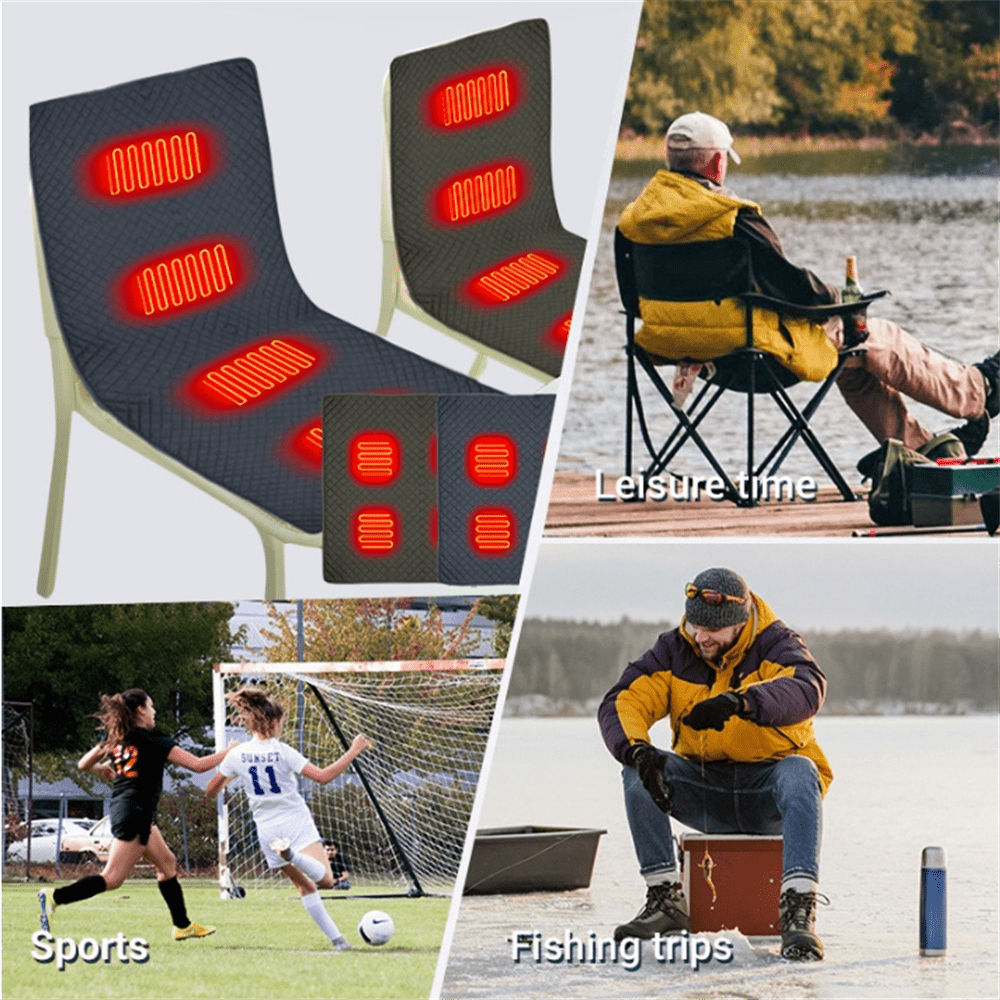 1pc ThreeLevel Intelligent Heating Pad, Camping Chair Pad, Winter Warm