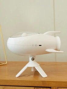 1 件 Usb 充電鋰電池供電創意火箭造型 Led 夜燈揚聲器,床頭睡燈,手機無線連接揚聲器,氣氛燈 - 白色 - 查看 7