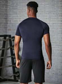 Men Sports Tees & Tanks - Royal Blue - View 4