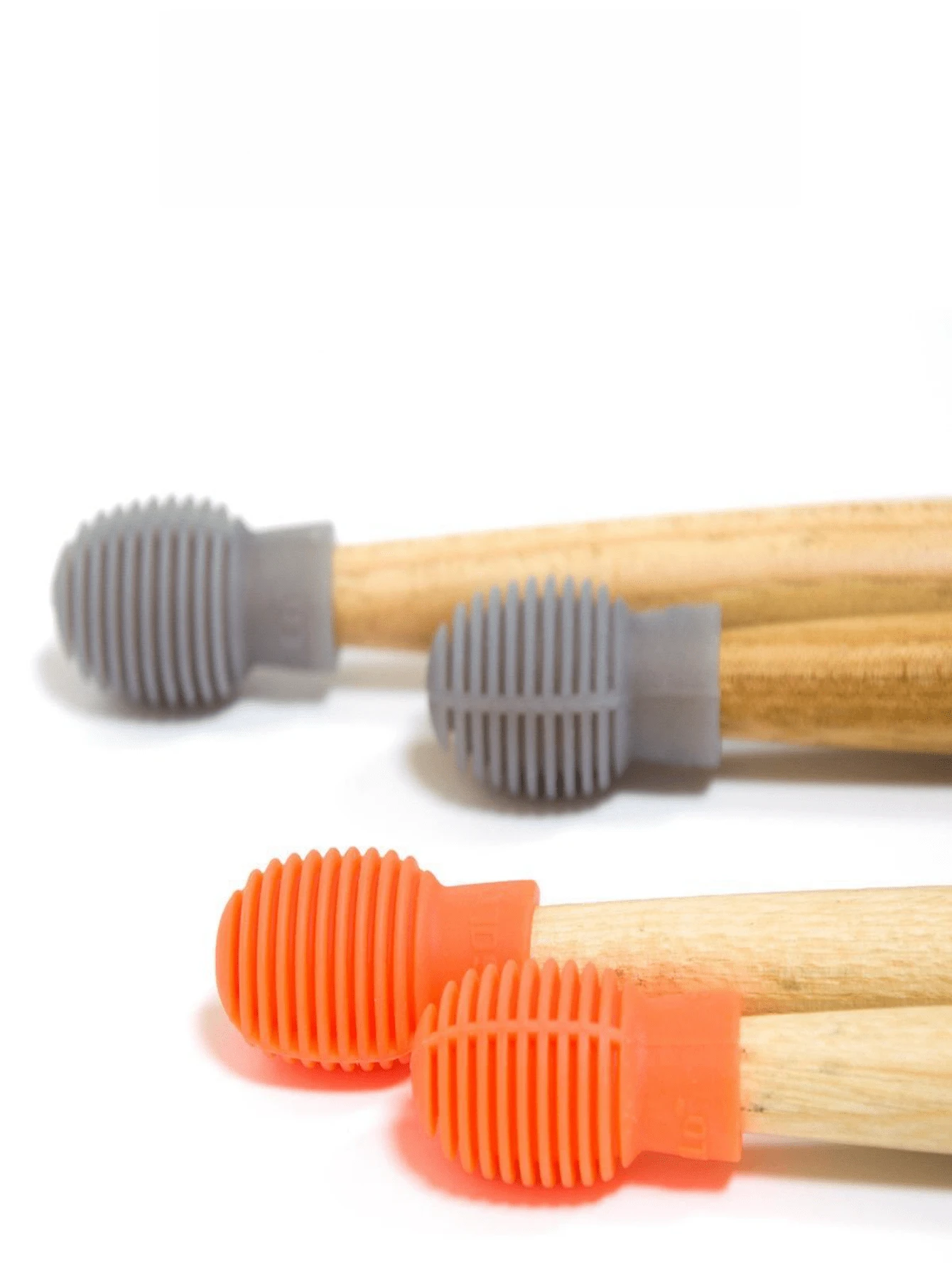 1 Pair Drumsticks Quiet Practice Tips AntiNoise Protector For Snare