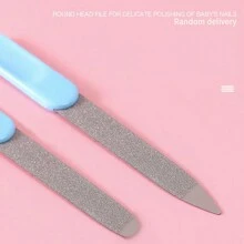 6入組/套粉色的嬰兒嬰兒日常護理成套工具適用於指甲&頭髮包括刷洗刷,梳子和美甲套裝 - 粉色 - 查看 9