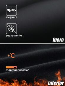 leggings para mujer con control de abdomen y cintura alta, pantalones de yoga - Negro - Ver 3