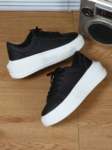 Comfortable Simple Fashionable Outdoor Walking Casual Shoes City Commute Fitness Tourism Flat Shoes Round Toe Low-Cut Color Block All-Match Gift For Men's Sports Shoes