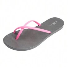 Pupeez Women Indoor Outdoor Latex Rubber Summer Slipper - màu đen - Xem 2
