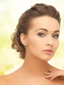 Fashionable & Versatile Minimalist Cubic Zirconia Decorated Earrings - Silver - View 4