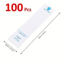 100 Piezas Cubre-sondas De Termómetro, Cubiertas De Termómetro Digital Desechables Universales Para La Boca Y Recto, Cubiertas De Termómetro Digital Desechables - Blanco - Ver 2