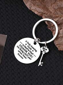 1件鑰匙扣與鑰匙,感謝禮物男性朋友執行教練團隊,員工讚賞禮物,同事鑰匙扣,退休告別,告別禮物,聖誕生日禮物,女士鑰匙扣,男性離職禮物,護士老師導師,感恩節禮物,聖誕禮物,聖誕配件,聖誕裝飾 - 銀色 - 查看 2