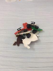 8入組彩色鞋帶裝飾扣帶有聖誕主題設計(非集成插入扣) - 彩色 - 查看 5