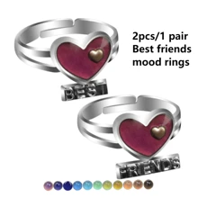 Mood Ring Adjustable Size Original Oval Color Changing Ring Set Ring Jewelry - Color Changing Open Adjustable Ring - View 20