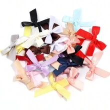 50pcs/Pack Handmade Polyester Ribbon Mini Bow Knot, Valentine'S Day Gift Wrapping & Diy Clothing & Candy Box Accessories,Suitable For Rustic Wedding Invitations, Bows, Garlands, DIY Crafts, Christmas Decorations, DIY Home Decor, Wedding Parties And Gift Wrapping - Hand Tied Bow - View 22