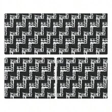 Kitchen Rugs - Rome Black - View 2