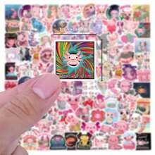 218入組軸骨貼紙,可愛卡通美學塗鴉防水貼紙,適用於水瓶、筆電、手機、滑板、吉他、行李、剪貼為裝飾用作禮物送給兒童、少年、成年人派對用品 - 彩色 - 查看 2