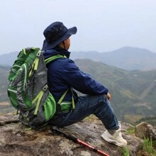 1pc White Outdoor Aluminum Alloy Trekking Pole With T-Shaped Handle, Straight Or Curved Adjustable And Retractable - White--t Handle - View 4