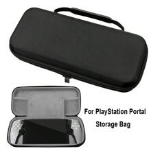 适用于 PlayStation Portal 储物袋 EVA 手提包防震保护套手持式控制台手提包兼容游戏配件适用于商务、旅行、学校、大学、办公室 - 黑色 - 查看 5