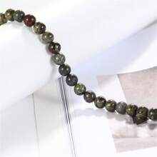 Natural Stone Beads With Hole (4mm/6mm/8mm/10mm/12mm) For Jewelry Making Diy Bracelet, Necklace, Keychain, Phone Pendant, Decoration - Multicolor - View 67