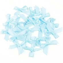 50pcs/Pack Handmade Polyester Ribbon Mini Bow Knot, Valentine'S Day Gift Wrapping & Diy Clothing & Candy Box Accessories,Suitable For Rustic Wedding Invitations, Bows, Garlands, DIY Crafts, Christmas Decorations, DIY Home Decor, Wedding Parties And Gift Wrapping - Hand Tied Bow - View 25
