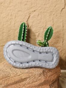 Men'S Grey Eva Hollow Shoes For Couples Outdoor Closed-Toe Slip-Resistant Thick-Sole Sandals Breathable Dual-Use Beach Shoes - Grey - View 5