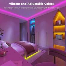 Led Strip Lights BT Smart App Control Music Sync Color Changing RGB Led Light Strip With 44 Key Remote,Led Lights For Bedroom Room Home Decor Party Festival(5050-5v ) - Multicolor - View 6