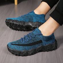 Men's Fashionable Sports Running Shoes For Autumn - Blue - View 2