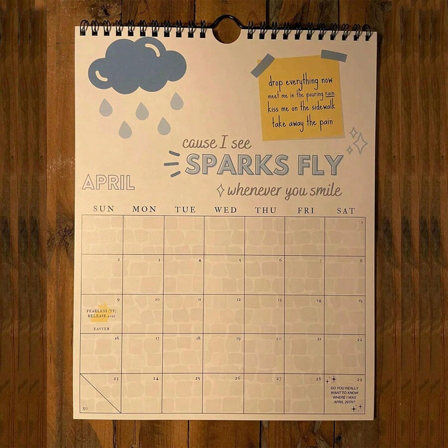 2024-ts-lyrics-calendar-adwomb-calendar-2024-2024-wall-calendar-wall