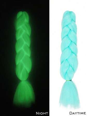 充滿活力的假日系列1入24英寸合成編織髮片,包括令人著迷的西瓜粉紫薰衣草紫陽花黃色和清新的薄荷藍,適合擁有螢光辮的女性,讓你在聖誕和新年慶祝活動中提升節日造型,散發獨特的光彩,透過這些明亮的色調表達你的魅力